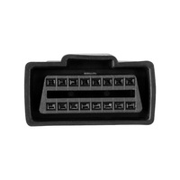 Conector OBD II de 16 Pines Macho a Hembra, Extensor Convertidor J1962 de 12V~24V, Analizador de Motor para Pruebas de Diagnóstico de Camiones