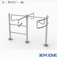 Barrière manuelle en métal pour magasin de détail, supermarché, caisse électronique, portillon pivotant, tourniquet
