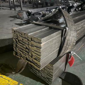 قضبان مسطحة هيكلية من الفولاذ الكربوني C45 Q235 قضبان فولاذية مسطحة من الفئة C Fe360، قضبان مسطحة مدرفلة على البارد - Product Image 2