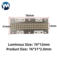 180W PCB uv led COB uv lumière imprimante à plat 365nm 395nm pour système de peinture UV Durcissement