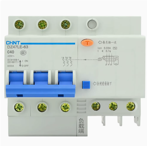 Chint สวิตช์ <span class=keywords><strong>DZ47LE</strong></span> 63A 1P 2P 3P + N 4P 10/16/20/<span class=keywords><strong>32</strong></span>/60A เบรกเกอร์วงจร63 - Product Image 3