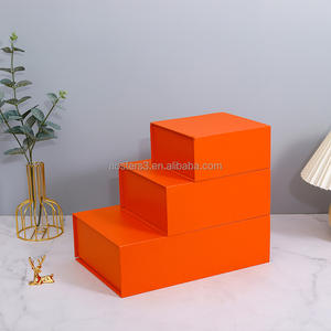 Caja Magnética Rígida Corrugada de Alta Reciclabilidad con Logotipo Personalizado, Caja Cuadrada con Impresión a Cuatro Colores para Embalaje de Regalos - Product Image 3