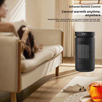 Souffleur d'air chaud USB portable pour la maison, chauffage rapide PTC, régulateur de température, thermostat réglable, contrôle de l'énergie