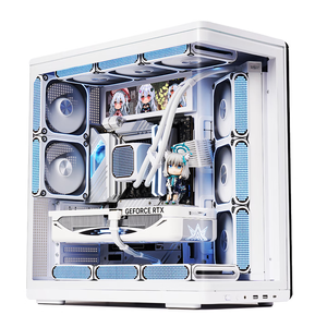 Vỏ máy tính để bàn chơi game Aigo Starry Chen ATX Mid-Tower, kính cong, hỗ trợ BTF MB/Dual 360 AIO/ATX PSU/40Serie GPU, một chiếc - Product Image 4