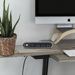 Thương mại nước ngoài anh tiêu chuẩn ổ cắm điện với 3 cửa hàng 2 <span class=keywords><strong>USB</strong></span> và Type-C cổng với chuyển đổi màu đen Power Strip - Product Image 5