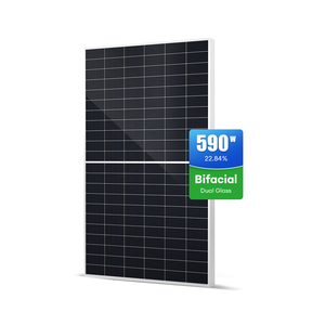 Système d'énergie solaire photovoltaïque OEM haute efficacité, batterie OEM 5 kWh, onduleur hybride 3 kW, panneau solaire photovoltaïque 590 W pour toit - Product Image 3