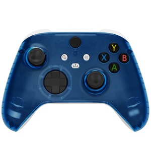 EXtremeRate Clear Replacement Shell Case for Xbox Series S <b>Controller</b> - Front Cover & Side Rails Panels Accessories - Product Image 3