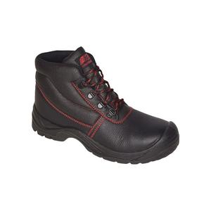 NITRAS Bota DE SEGURIDAD BASIC STEP MID tamaño 43 negro S3 SRC EN ISO 20345 cuero completo - Product Image 1