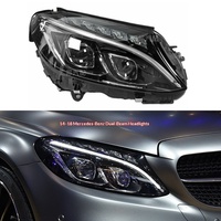 Kit de rétrofit de phares LED à double projecteur pour Mercedes-Benz Classe C W205 2014-2018 OLIVER, 35W 12V, feux de jour