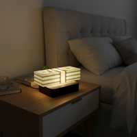 Lámpara de Dinero Magnética Levitante 3D Moderna, Lámpara LED de Billetes de Dólar, Base Giratoria, Decoración de Escritorio de Oficina, Regalo de Prosperidad