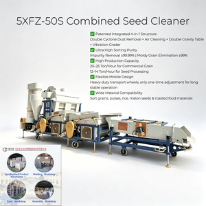 Máquina Limpiadora de Semillas de Chía y Girasol, Equipo de Procesamiento de Cereales, Separador Aerodinámico de Semillas, Separador por Aspiración de Aire - Product Image 2