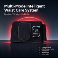 Ceinture de thérapie par lumière rouge 660nm 850nm, enveloppement chauffant infrarouge à LED pour massage des épaules et de la taille, approuvée CE RoHS FCC UKCA