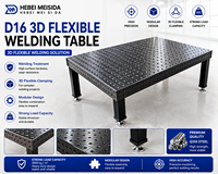 Table de soudage flexible 3D Mestarda D16, surface en acier Q355 nitruré, poste de travail modulaire pour le soudage, taille personnalisée disponible