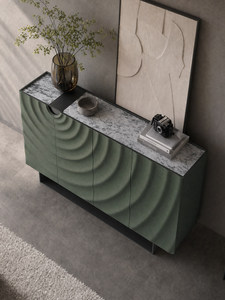 Consolle Moderna Minimalista in Legno Massello per Ingresso, Mobile Lussuoso per Corridoio, Credenza Multifunzionale per <span class=keywords><strong>Soggiorno</strong></span> - Product Image 3