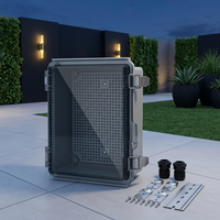 Boîtier de jonction étanche IP68 8.7x6.7x4.3 en plastique pour électronique, chargeur VE et onduleur solaire