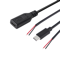 Câble de données USB de type C à angle droit personnalisé pour chargeur rapide Android 0.2M câble de téléphone portable en cuivre pur caméra utiliser un chargeur rapide