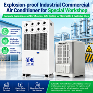 Climatiseurs monosplit à refroidissement/chauffage fixe à fréquence variable pour usage commercial, à éjection latérale, sur pied, R410A, par le fabricant Wenhua - Product Image 1