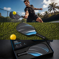 Raquette de pickleball en fibre de verre exclusive 14 mm 16 mm, approuvée USAPA 2026, vente en gros OEM, logo personnalisé