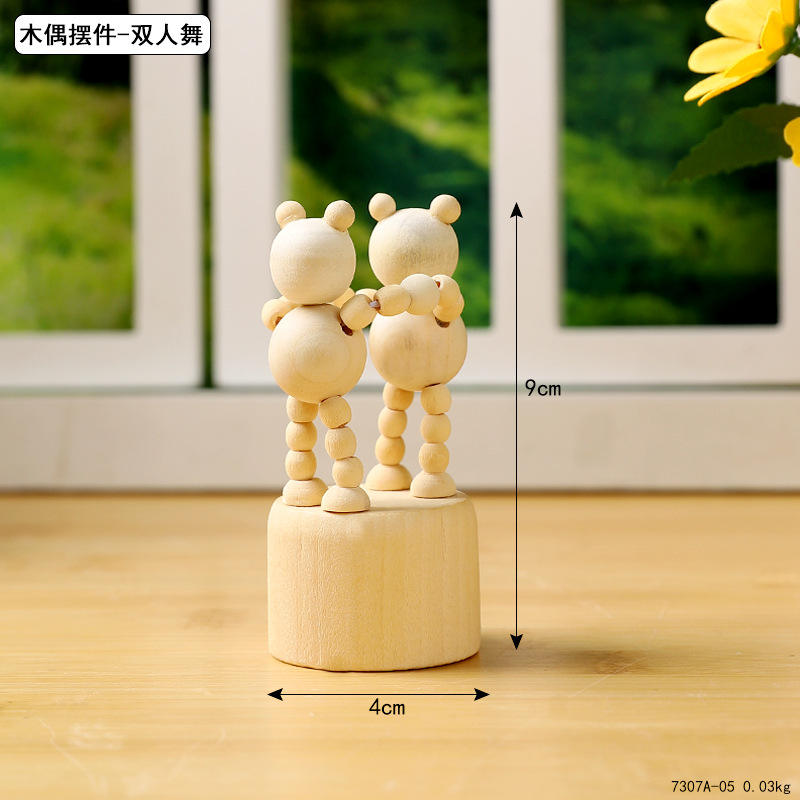 7307a-05 adornos de marionetas-Pas de Deux