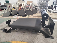 YDYFIT Banc de fitness commercial classique, Chaise romaine en acier pour les fessiers et les ischio-jambiers, Équipement de musculation Modèle N0069