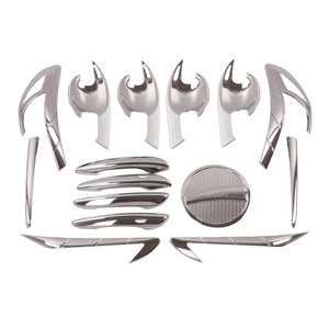 Kit carrosserie WZXD, kit extérieur complet chromé, accessoires, cadre de poignée, cadre de lampe, 2020 pour 3 Axela Hatchback - Product Image 1