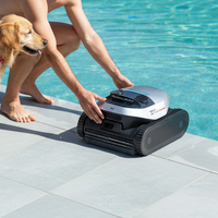 Nettoyeur de piscine robotisé sans fil avancé, programmation par application à distance, aspiration automatique sans fil, entretien de la piscine toute l'année, respectueux de l'environnement