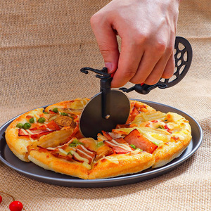 <span class=keywords><strong>Couteau</strong></span> à pizza en acier inoxydable à roue unique pour gâteaux, tartes et pâtes, coupe-pizza pour vélo de <span class=keywords><strong>montagne</strong></span> - Product Image 6