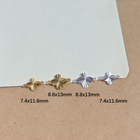 Bracelet vintage en argent sterling 925 avec breloques motif trèfle, accessoires de bijoux pour femmes, pendentifs en vermeil or 18 carats