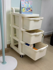 Rmier Kunststoff Schublade Lagers chrank Spielzeug <span class=keywords><strong>2</strong></span> Schicht mit Rädern Behälter für Küche Badezimmer Aufbewahrung boxen für Kleidung - Product Image 6