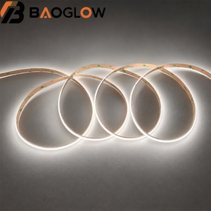 ไฟแถบ LED COB แสงขาวกลางวัน/แสงขาวอบอุ่น 95Ra 3000K 4000K 6000K ความหนาแน่น 320D/m แผงวงจร PCB ขนาด 8 มม. 24V 12W/M แบบยืดหยุ่น สำหรับตกแต่งภายใน  ขั้นต่ำในการสั่งซื้อน้อย - Product Image 3