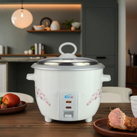 Meilleur prix de haute qualité en acier inoxydable tambour cuiseur à riz 2.1-3.0L ménage électrique