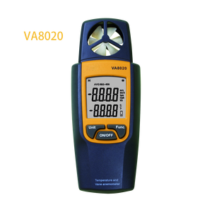 CHINCAN VA8020 anémomètre numérique compteur <span class=keywords><strong>de</strong></span> <span class=keywords><strong>vent</strong></span> avec rétro-éclairage LCD <span class=keywords><strong>mesure</strong></span> la vitesse et la température <span class=keywords><strong>du</strong></span> <span class=keywords><strong>vent</strong></span> - Product Image 1