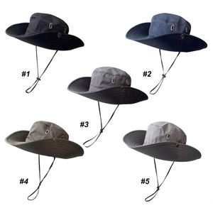 Sombrero de Pescador Ajustable para Hombre, de Secado Rápido, de Poliéster, Estilo Vaquero, Impermeable, Personalizado - Product Image 2