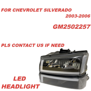 Vente flash : fabricant de phares LED, feux de jour (DRL) pour Chevrolet <span class=keywords><strong>Silverado</strong></span> 2003-2006, phares automobiles LED, phare, lampe frontale - Product Image 2