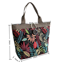 Nouveau Sac Fourre-tout en Toile pour Femme, Style Ethnique, Grande Capacité, avec Fermeture Éclair Unique, Idéal pour Étudiantes et Cours de Tutorat, Sac à Main et Sac à Bandoulière