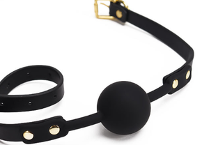 SM อุปกรณ์ทางเพศสำหรับผู้ใหญ่ผู้ใหญ่แบบมีรูเสียบปากทำจากซิลิโคน - Product Image 2