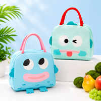 Sacs à lunch isothermes portables en polyester avec fermeture éclair pour filles et femmes, écologiques, durables, pour repas bento, avec doublure en aluminium