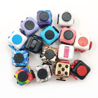 Jouets sensoriels pour l'autisme, jouet anti-stress, cube de bureau, doigt, anxiété, autisme, dés de décompression sensorielle, dés de jouets ennuyeux, dés