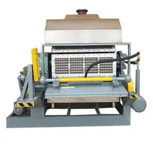 Popular in Yemen Turkey India 4000 pieces per hour waste paper old cardboard recycling disposable egg box tray making machine