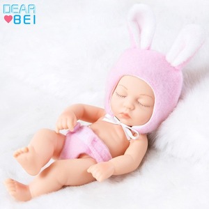 Vente flash : poupées reborn pour bébés de 18 cm, cadeaux pour enfants, poupées réalistes et mignonnes, nouveau-né garçon ou fille, avec vêtements - Product Image 4