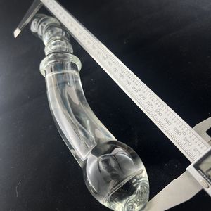 हॉट सेलिंग वयस्क सेक्स खिलौना पारदर्शी बोरोसिलिकेट ग्लास लिंग डिल्डो 100% वाटरप्रूफ ईएफजे ब्रांड योनि गुदा के लिए - Product Image 4