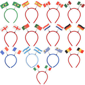 Diadema con Bandera Nacional de Estados Unidos, Canadá y México para Fanáticos, Accesorio para Animadoras, Decoración para Fiestas y Festivales - Product Image 5