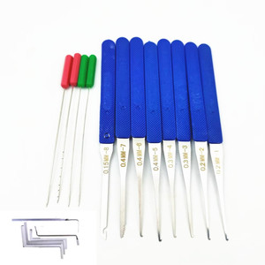 Neues Schlosser-Set zum Entfernen abgebrochener Schlüssel Klom Blau Huk Schwarz 12-teilige Extraktionswerkzeuge – Lockpicking- und Sicherheitsausrüstung - Product Image 4