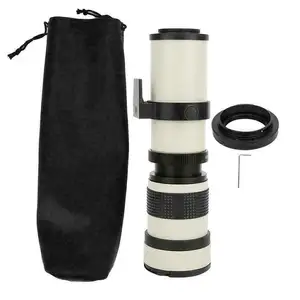 Best seller HD Optical dslr 420-800mm Zoom camera lenses mobile lens camera lens with travel bag