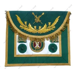 Grembiule regalia massonico; Cravatte; Valigetta; Medaglia; Guanti; Guanti cerimoniali; Tappi; Borse; Striscioni