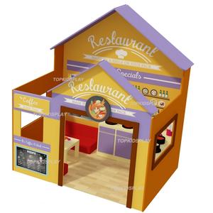 Restaurant pour enfants personnalisé maison de jeu de rôle équipement de terrain de jeu intérieur pour mini ville jeu de rôle jouets pour enfants - Product Image 2