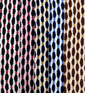 Phụ Nữ Hoa Thiết Kế 95% Polyester 5% Spandex 4 Cách Strech Crepe Vải Cho Ăn Mặc Quần Áo Trong Kho - Product Image 3