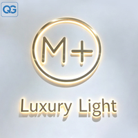 Enseigne murale personnalisée avec logo d'entreprise, en acrylique, pour salon de coiffure, enseigne de style lettres, lettres découpées au laser en métal