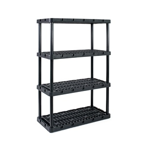 <span class=keywords><strong>Estante</strong></span> de plástico de alta resistencia para exhibición <span class=keywords><strong>apilable</strong></span> independiente sin pernos Estantes de montaje ajustable Estantes de almacén para el hogar - Product Image 5