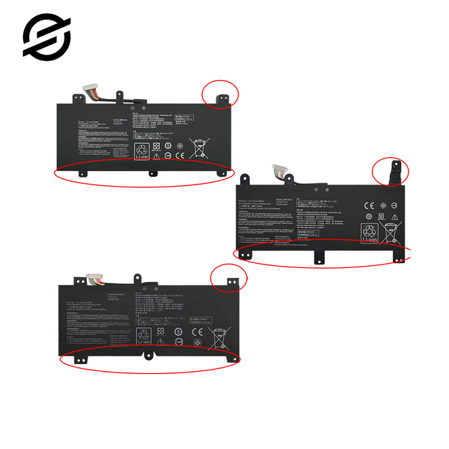 C41N1731 C41PNJ5 0B200-03400200 Original Laptop Battery for ASUS ROG Strix G17 G712LW G731GU G512LW G531GV Rechargeable Notebook